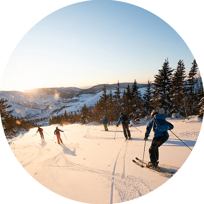 skiing